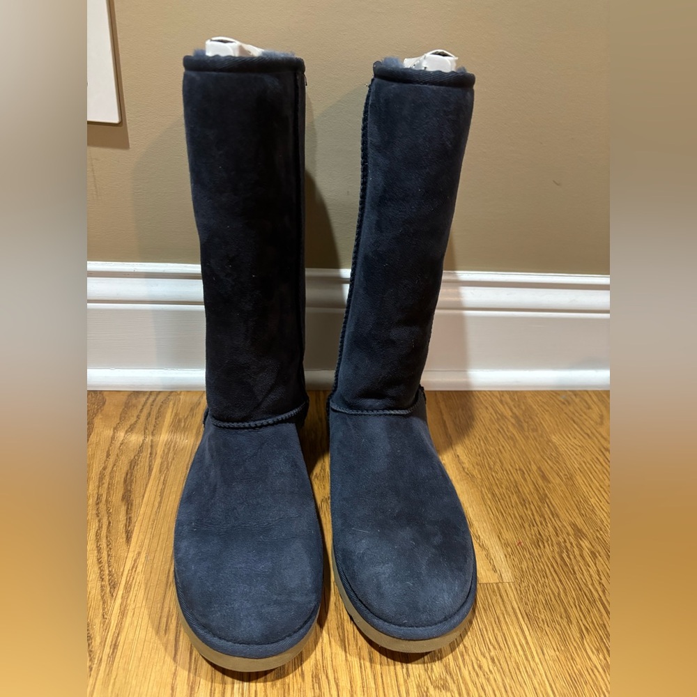 Women’s Tall UGG Navy Winter Boots